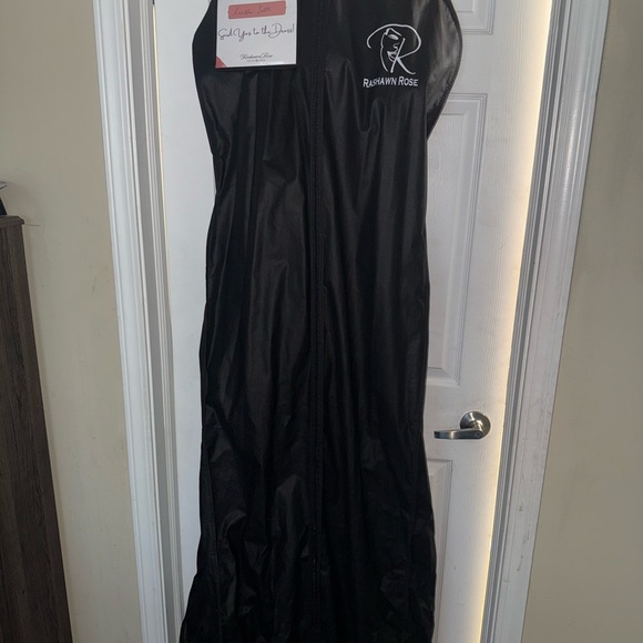 Portia and Scarlett Gold Sequin Prom Dress - Picture 2 of 7